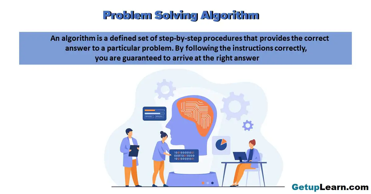 steps in algorithmic problem solving