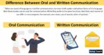 Difference Between Oral And Written Communication