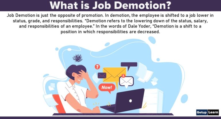 What is Job Demotion