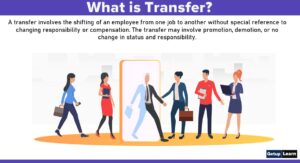 Read more about the article Transfer in HRM: Meaning, Definition, Purposes, Types, Causes, Difference