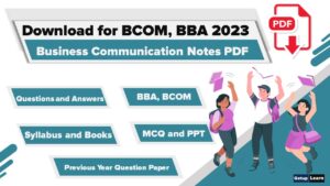 Financial Accounting Notes PDF for BCOM and BBA